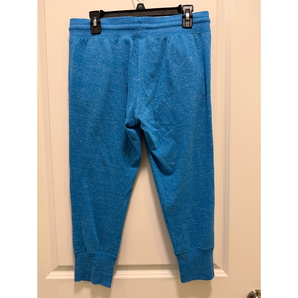 Nike Sportswear Gym Vintage Blue Heather Capri Sweatpants Womens Medium Joggers - Picture 2 of 6